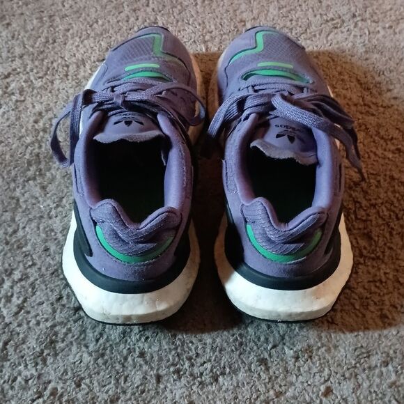 Adidas Day Jogger Running Sneakers Women's Size 5.5 Purple Green White FW4827 - Picture 6 of 8